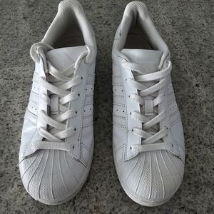 Adidas Classic Leather White Shell Toe Sneakers
